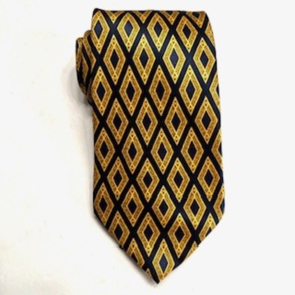 LANVIN Men’s Necktie, Authentic Rare Vintage, 100% silk, Made in France.